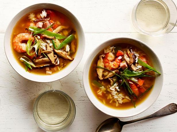 Азиатский суп с креветками - «Первые блюда»