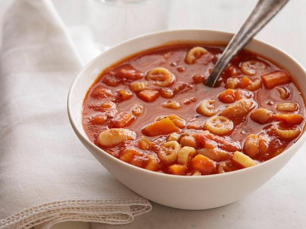 Быстрый томатно-фасолевый суп - «Первые блюда»