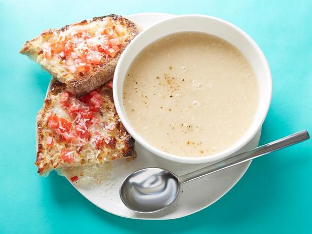 Фасолевый суп-пюре с сырными тостами за 10 минут - «Первые блюда»