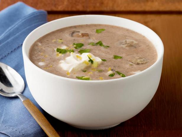 Грибной суп с хумусом - «Первые блюда»