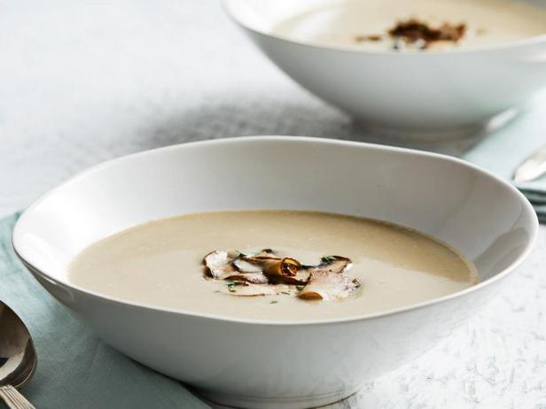 Крем-суп из шампиньонов и белых грибов - «Первые блюда»