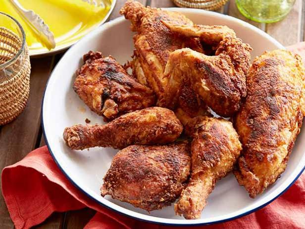 Курица, маринованная в кефире, жареная на сковороде - «Все рецепты»