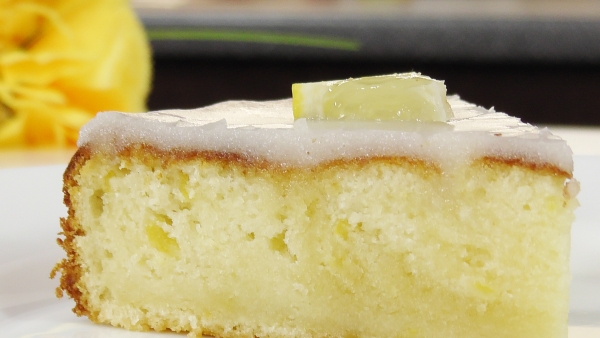 Лимонный пирог с глазурью - «Видео уроки»