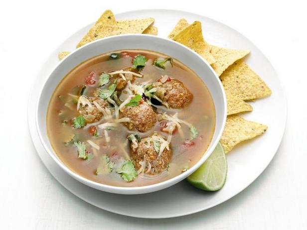 Мексиканский суп с фрикадельками из чоризо - «Меню диеты»