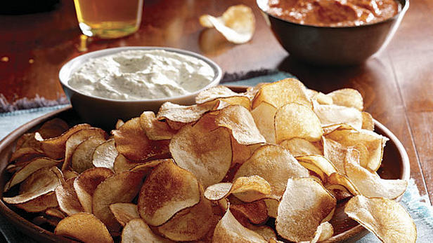 Настоящие чипсы со вкусом сметаны и лука - «Все рецепты»