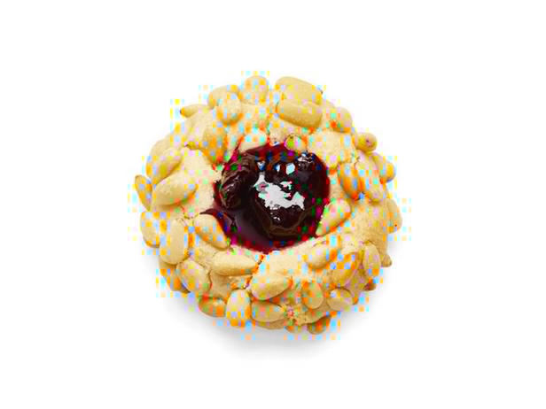 Печенье «Отпечаток пальца» с кедровыми орехами и вишнёвым джемом - «Праздничные рецепты»