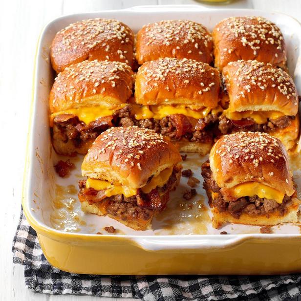 Самые простые мини-чизбургеры - «Быстрые рецепты»