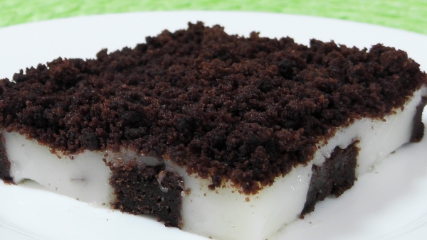 Шоколадное пирожное с ванильным кремом - «Видео уроки»