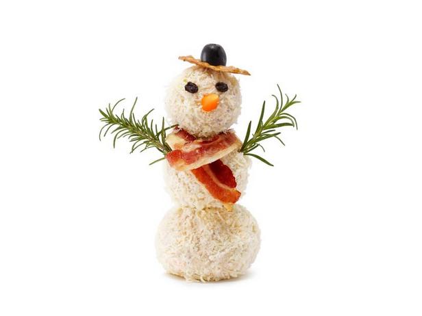 Сырный снеговик - «Праздничные рецепты»