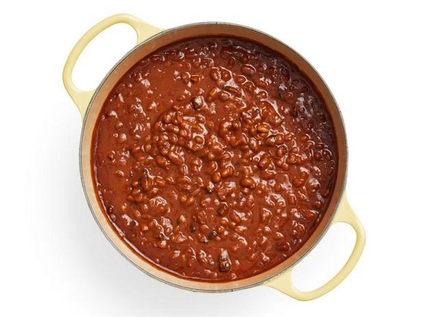Тушёная фасоль в томатном соусе с бурбоном - «Первые блюда»