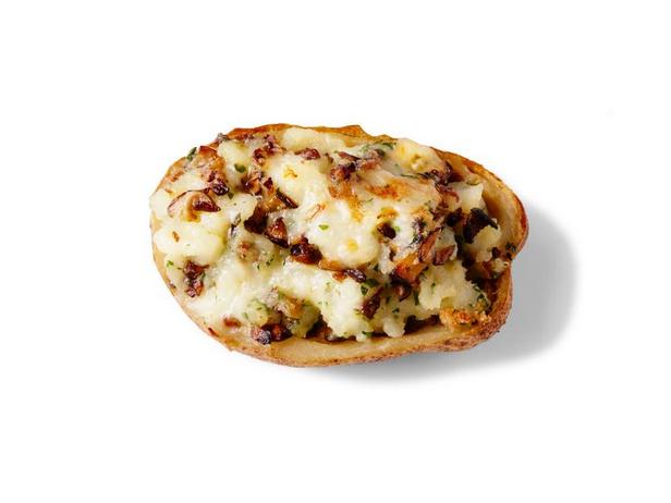 Дважды запечённый картофель с грибами и сыром таледжо - «Закуски»