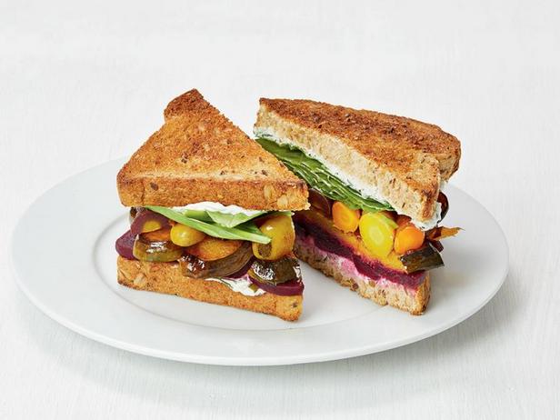 Сэндвичи с печёными овощами - «Закуски»