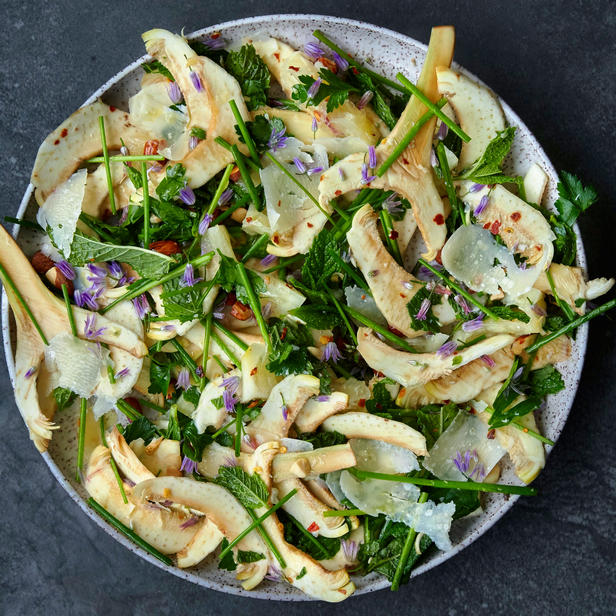 Свежий салат из артишоков и фенхеля - «Меню диеты»