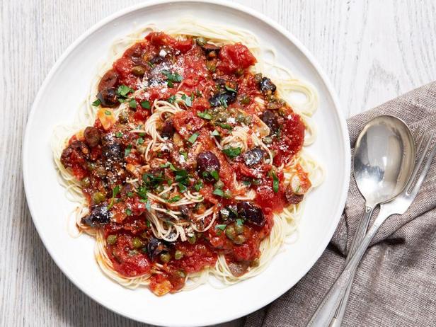 Спагетти «волосы ангела» в томатном соусе - «Меню диеты»