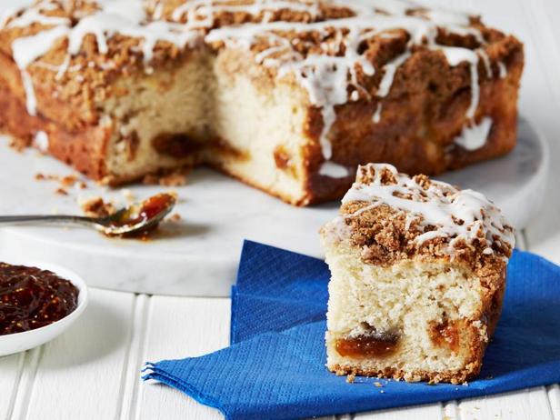 Инжирный пирог на сметане с ароматом кофе и бурбона - «Десерты»