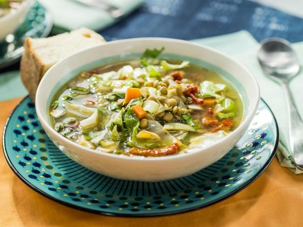 Средиземноморский суп с чечевицей в медленноварке - «Первые блюда»