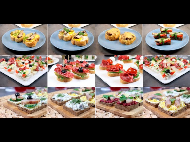 Бутерброды на Новый год 2023 - 15 простых и вкусных рецептов - «Кулинарные рецепты»