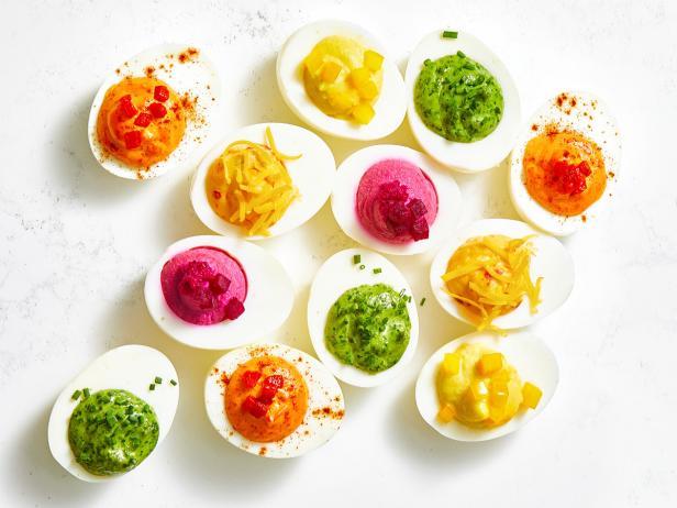 Фаршированные яйца ассорти - «Все рецепты»