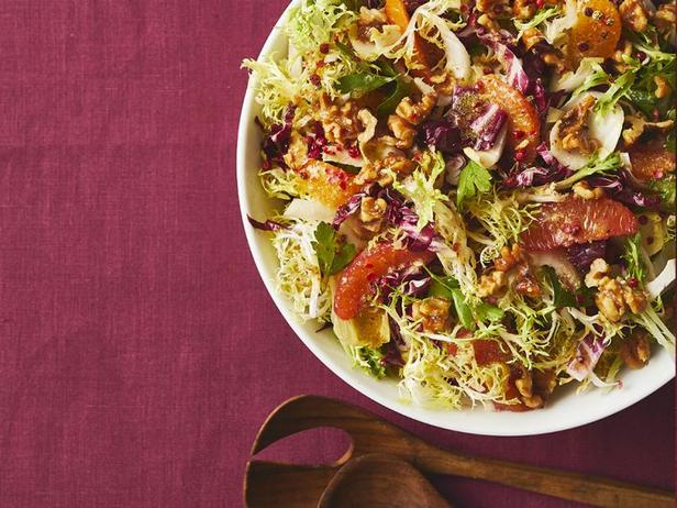 Цитрусово-ореховый салат - «Праздничные рецепты»