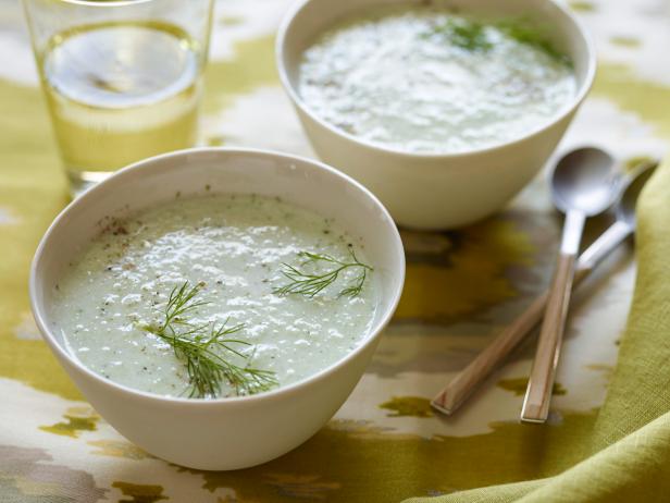 Холодный крем-суп из огурцов - «Первые блюда»