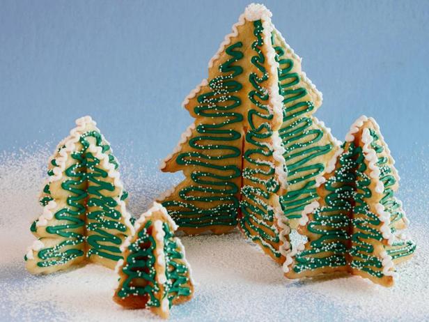 Хвойный лес из печенья - «Праздничные рецепты»