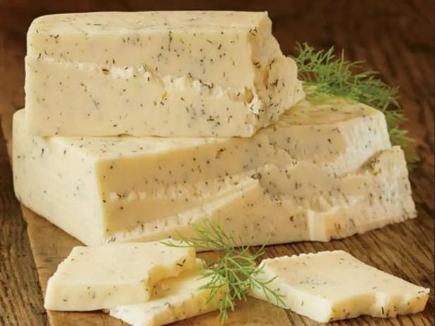 Острый веганский сыр хаварти с зеленью - «Меню диеты»