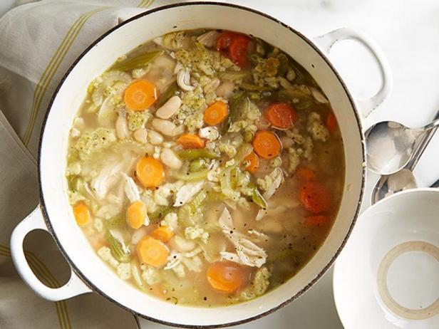 Куриный суп с клёцками и киноа - «Сезонные блюда»