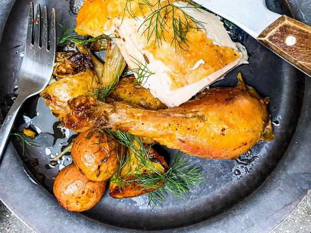 Курица с картофелем в духовке - «Меню диеты»